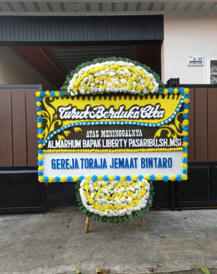 Papan Bunga Duka di Bangkal